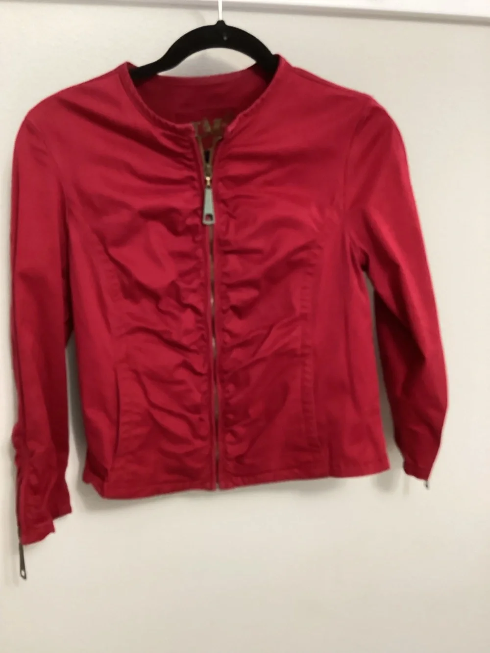 Red Cotton jacket - Picture 3 of 6